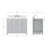Aberdeenshire 42" Single Bathroom Vanity with Carrara White Marble Top-85364212