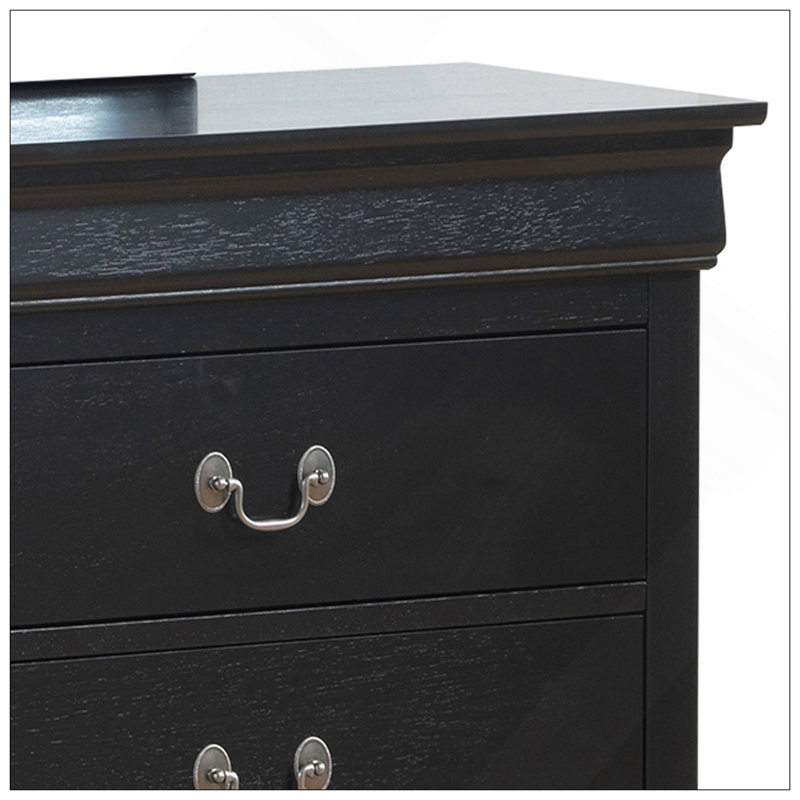Commode noire Elegant Traditional