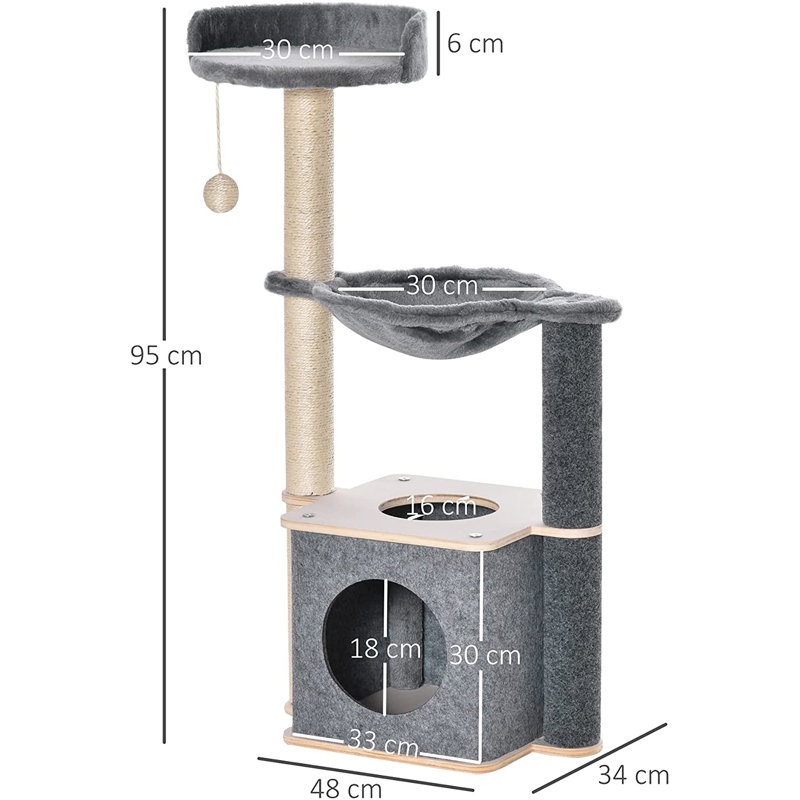 Crittenden 241.3cm H Cat Tree