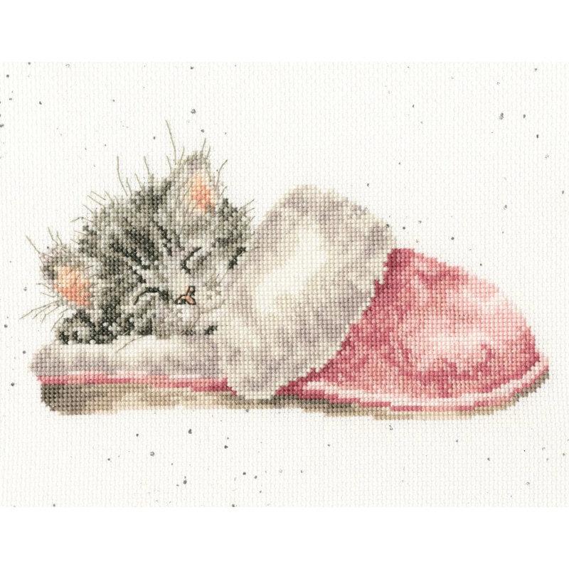 Trousse de broderie au point de croix comptée « The Snuggle Is Real » de Bothy Threads XHD122