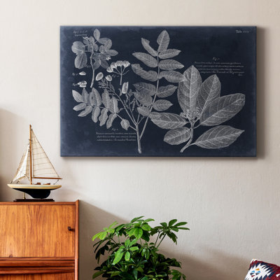 " Foliage On Navy V "