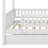 Wooden House Bed With Trundle-371250397