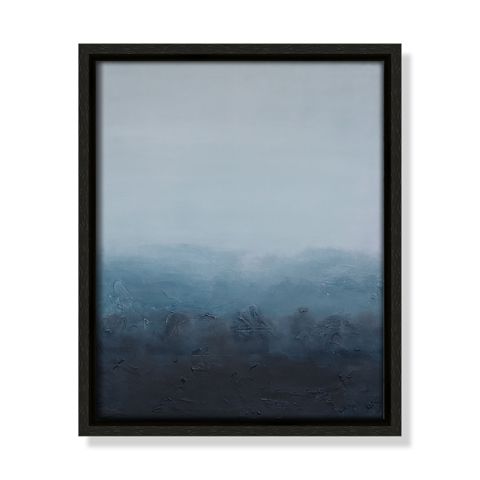 Elemental I Print by S.H. Khan, 9.5'' W x 11.5'' H, Espresso Floater