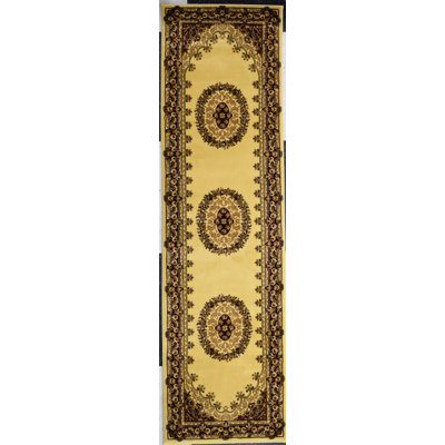 Tapis oriental de couleur crème doré Gloucester