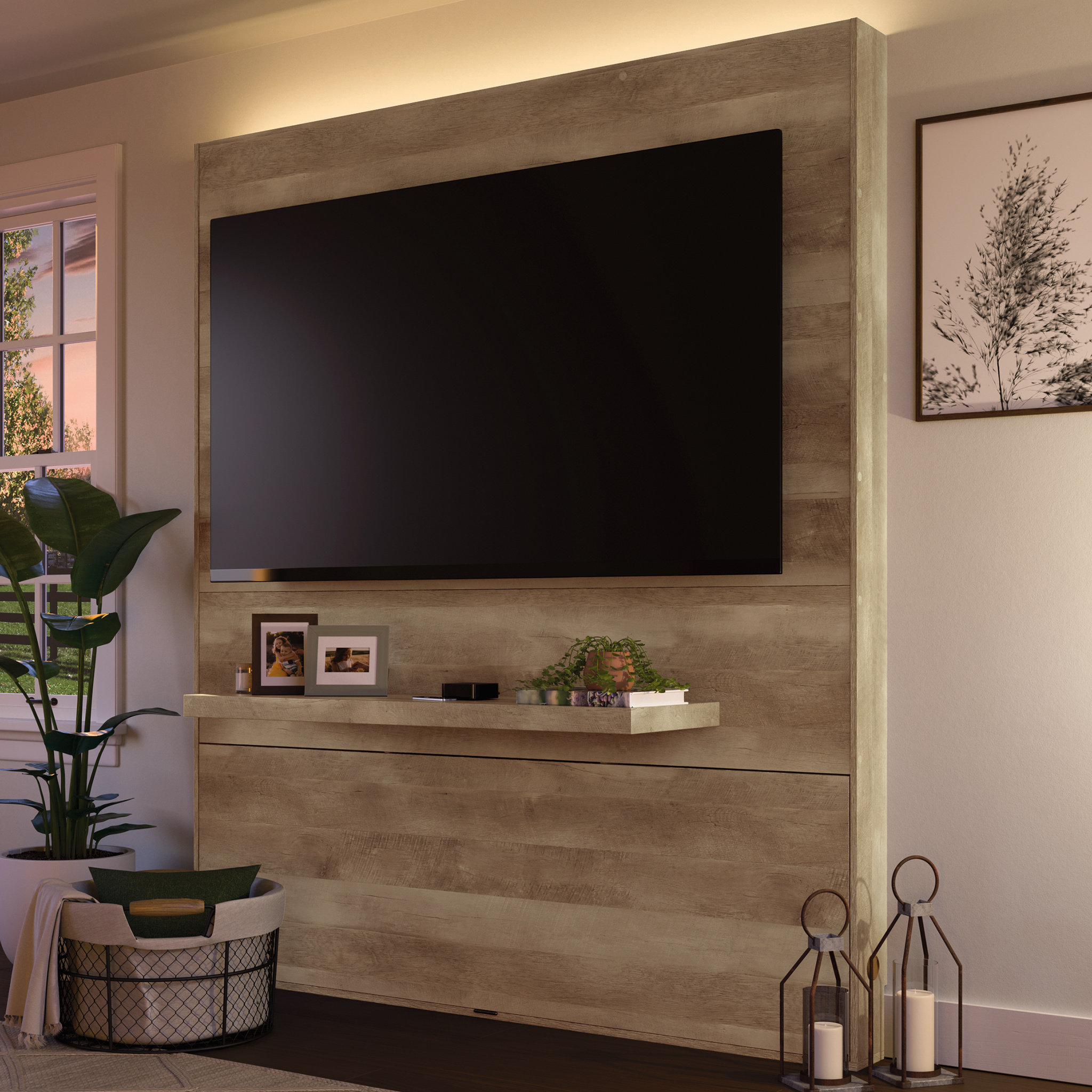 Union Rustic Nathanial Entertainment Center for TVs up to 70