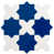 Cobalt Blue/White