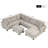 Tegan-Marie Upholstered U-Shaped Sectional Right Hand Facing-91078268