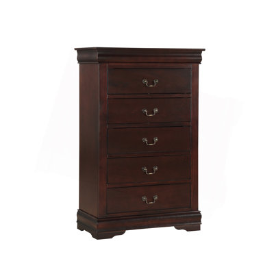 Commode 1 pièce à 5 tiroirs Louis Philip