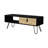 Modern Coffee Table With Black And - Hairpin Legs Functional Space Rectangular Practical Storage