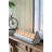 22X5x6.5" Rustic Orman Metal Tray With Glass Jars