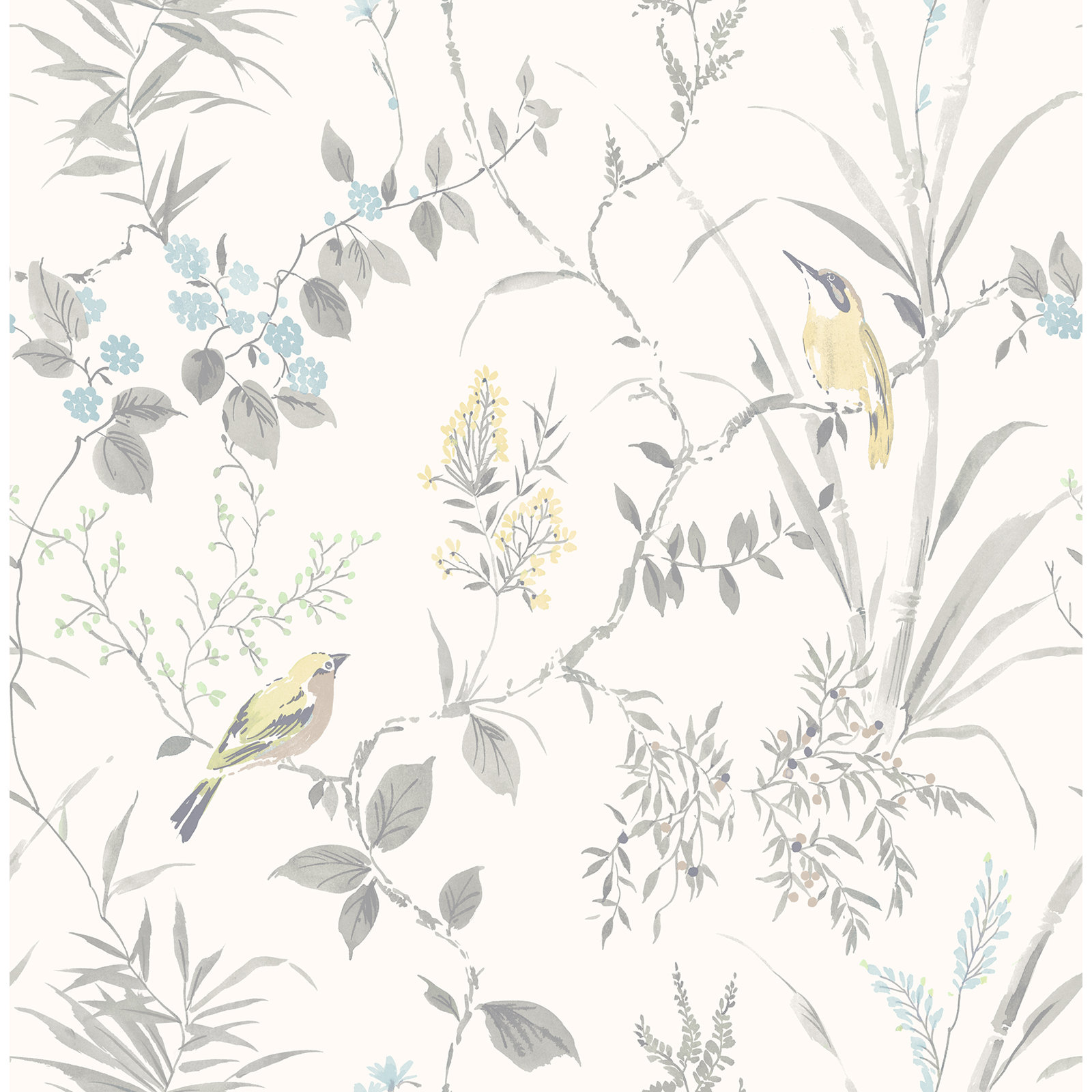 Stevenson Wallpaper Roll, Gray
