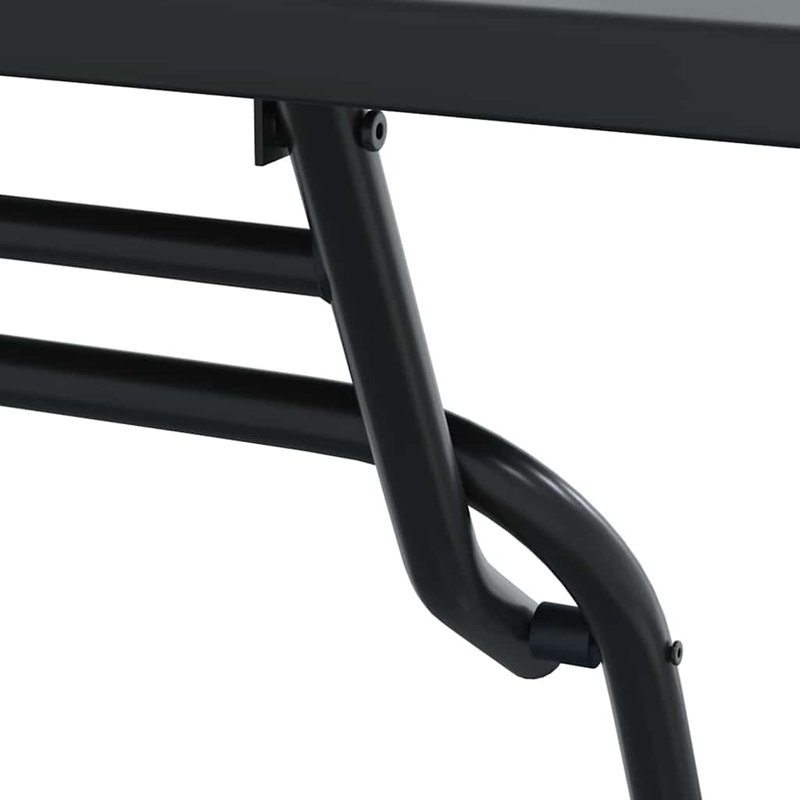 Vidaxl Bistro Set Folding 3 Pcs Steel, Anthracite