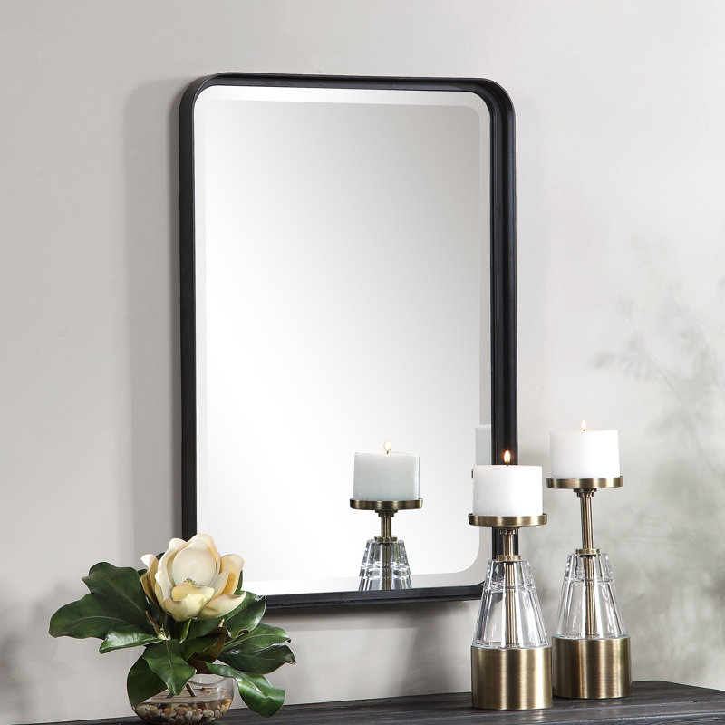 Zadie Metal Rectangle Wall Mirror