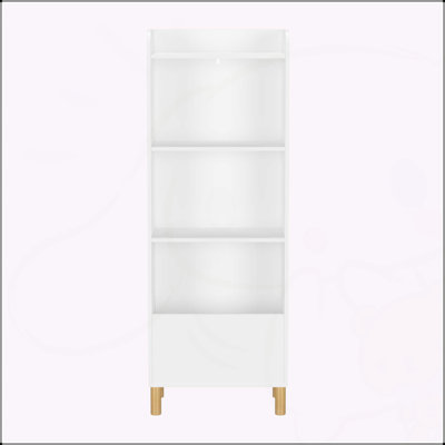 Versatile 4-Tier Bookcase for Kids, Ideal Storage and Organization Solution for Children