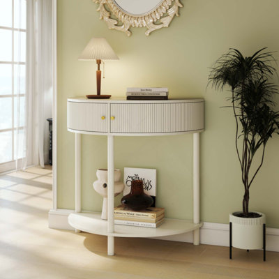Console demi-lune Artisan-Wave