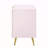 High Gloss 2-Drawer Nightstand-1758266596