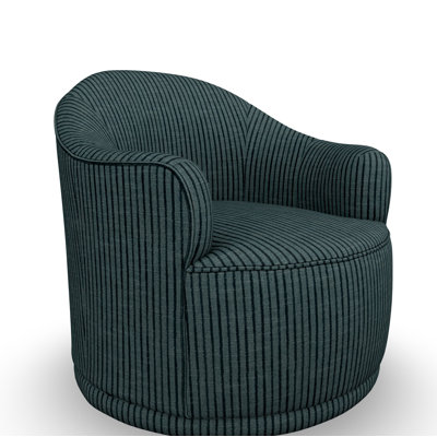 Fauteuil demi-tonneau pivotant de 24 po CAL117