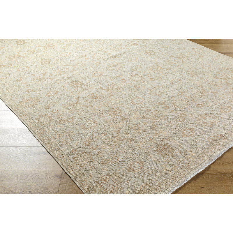 Amtul Wool Area Rug, Rectangle 6' x 9'