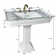 The Renovators Supply Inc. 22'' White Porcelain Rectangular Bathroom Sink with Overflow