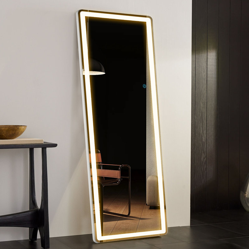 Miroir mural DEL, 64 po x 21 po