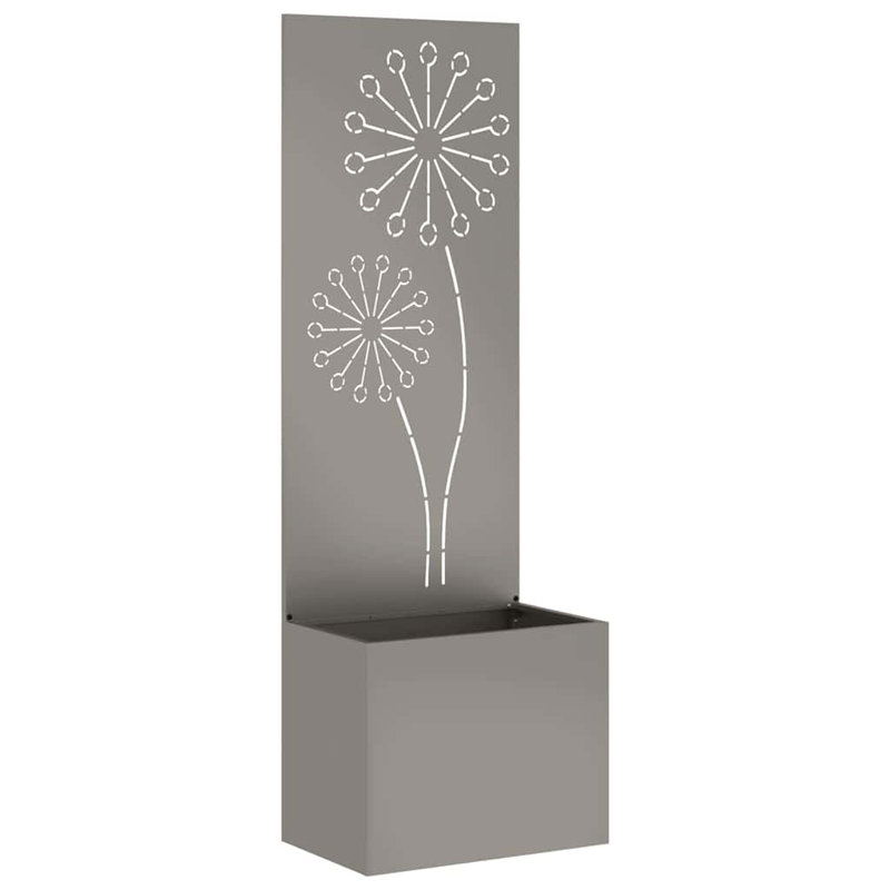 Planter Box, Rusty, 140cm H x 50cm W x 50cm D