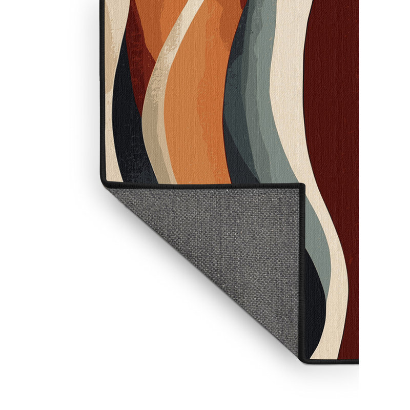 Tapis Shifting Grace, Carré 3 pi