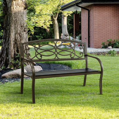Stainless Steel Outdoor Bench