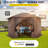 Starry Sky Top, Camping Outdoor Gazebo with Mesh Windows&Sidewalls-104885081