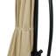 Parasol en porte-à-faux décalé 9,6 pi Eli avec DEL solaires Eli - Beige-24261074