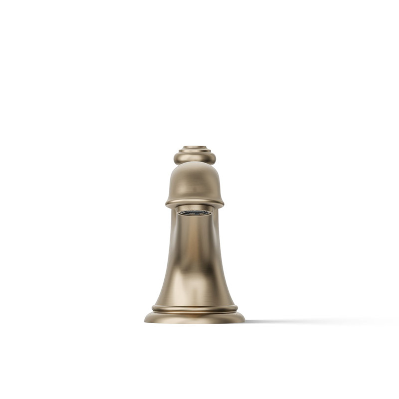 Artifacts Bathroom Sink Spout with Bell Design, Vibrant Brushed Bronze