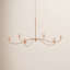Geffrey 6 - Light Wrought Iron Dimmable Chandelier