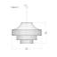 Lustre d'extérieur 8 lumières Emmit