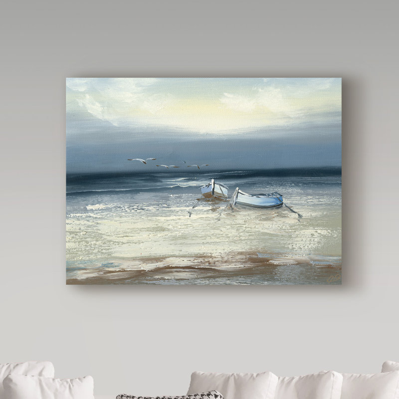 « low marée », reproduction sur toile tendue, H 24 po x l 32 po x P 2 po, Toile tendue
