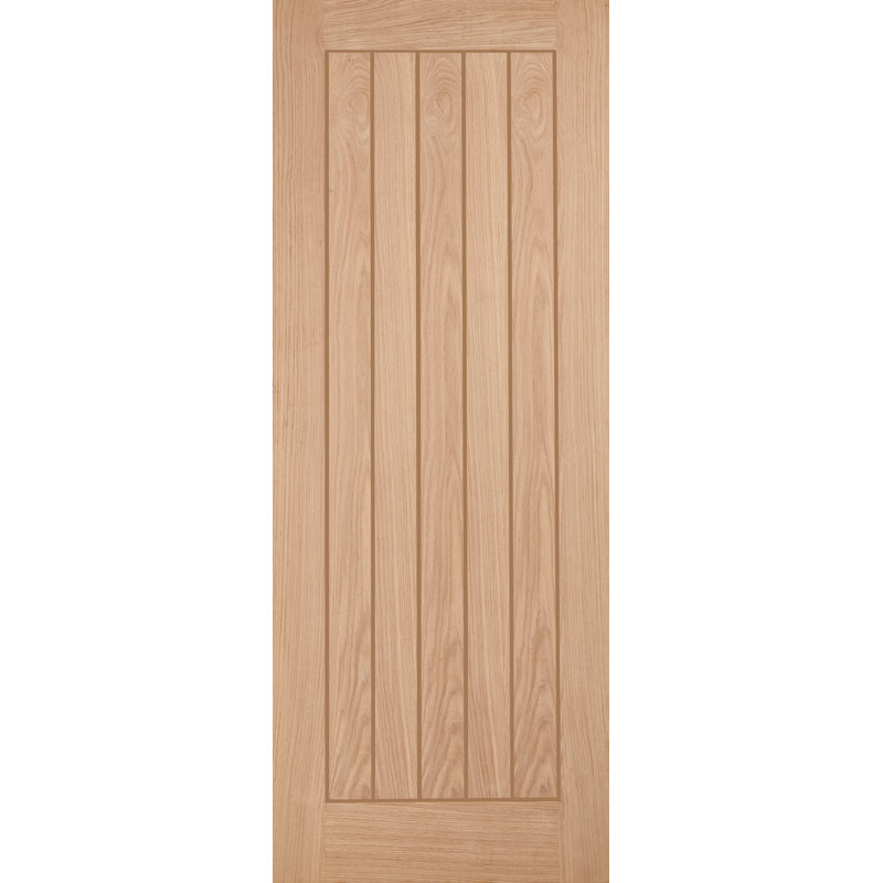 Belize Prefinished Oak Internal Door, 1981mm H x 457mm W x 35mm D
