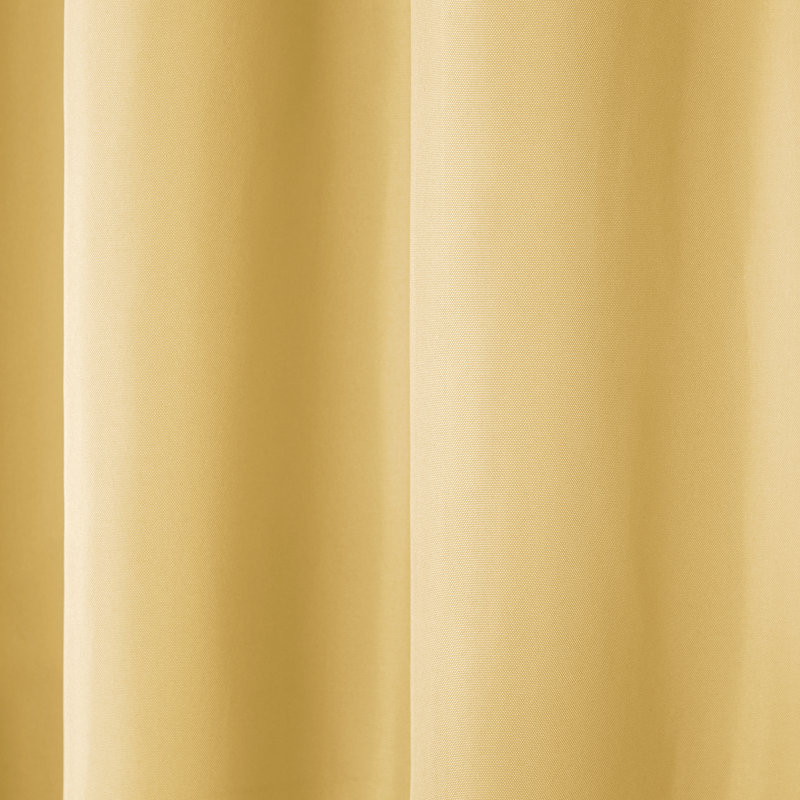 Ensemble de 2 rideaux à œillets TOWN & COUNTRY BASICS Cabana pour intérieur et extérieur, Sundress, 54" W x 63" L