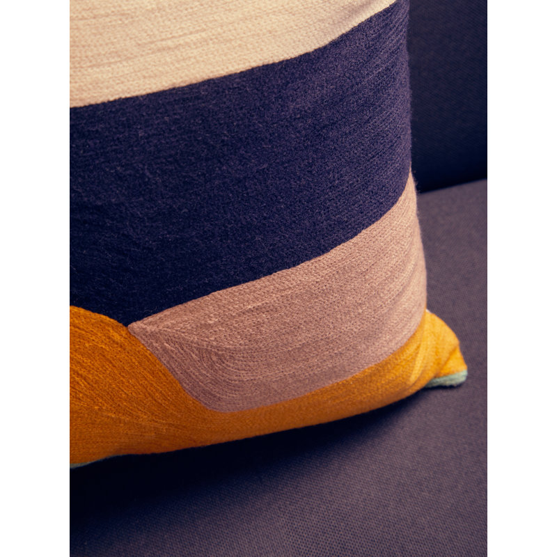 Lance Striped Square Cushion