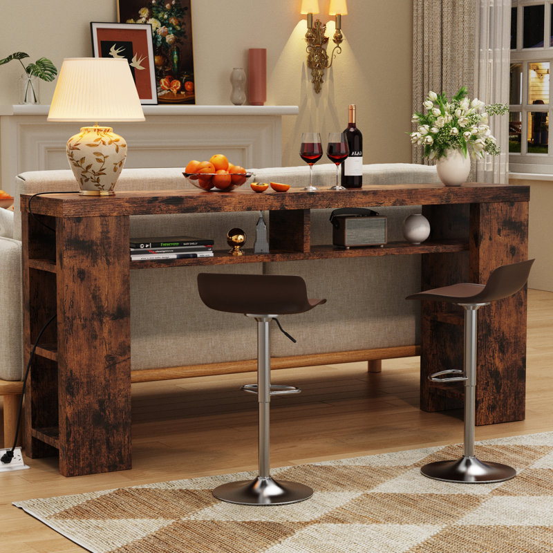 Console moderne minimaliste, Brun