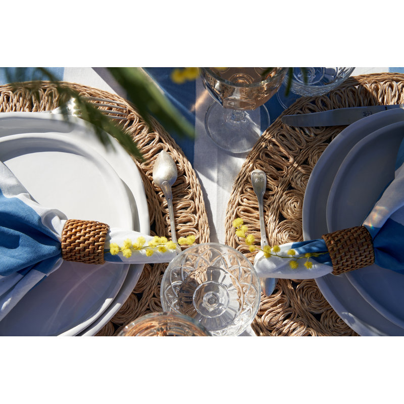 Brezhane St. Tropez Napkins - Stripes - 19" x 19", Blue