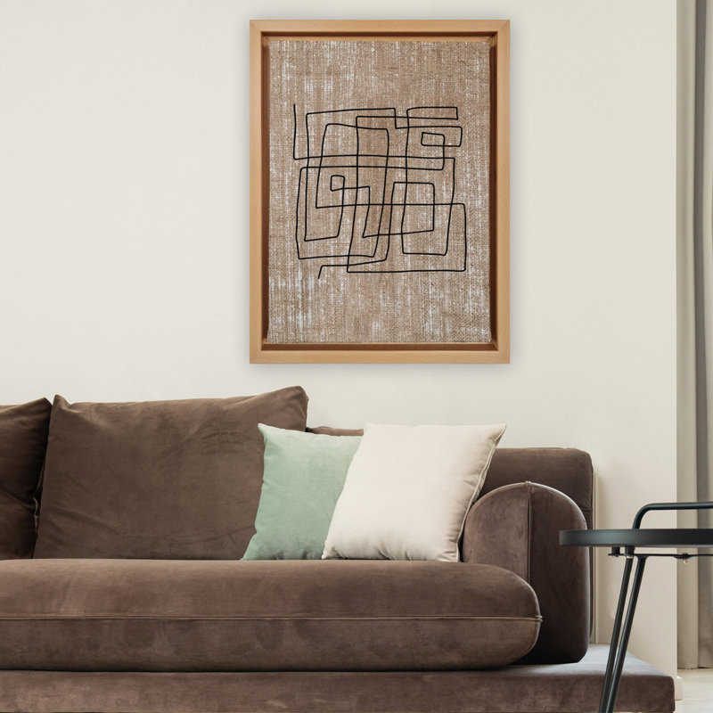 Decorative Canvas Painting, Wood