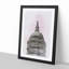 St. Paul's Cathedral Sketch in Abstract - Picture Frame Drawing Print-55730020-55730014
