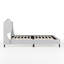 Lit plateforme tapissier avec tête de lit courbé Martha Stewart Amelia-97967494-97967492