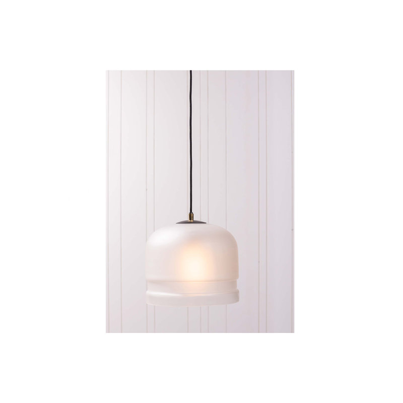 Counterpoint 1 - Light Coloured Glass Single Pendant