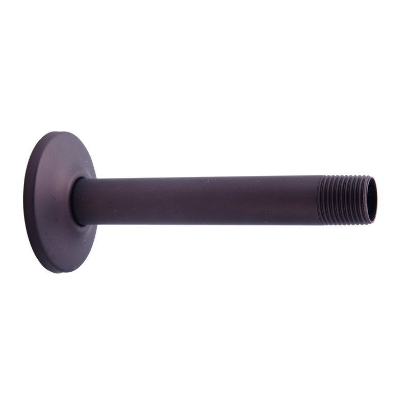 Bras de douche plafond 6" avec bride, Bronze huilé