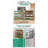 4-Tier Rolling Snack Cart With 10 Baskets, Kitchen Storage Organizer-1285787199