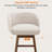Detweiler Modern Upholstery 26"H Swivel Counter Stool