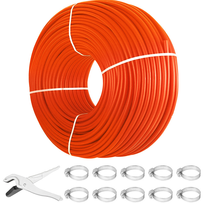 1/2" PEX Tube Pipe Oxygen Barrier O2 EVOH Radiant Floor Heat, 0.5'' H x 12000'' W x 0.5'' D