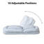 Fauteuil inclinable rembourré en tissu avec dossier réglable Teddy-1841503841