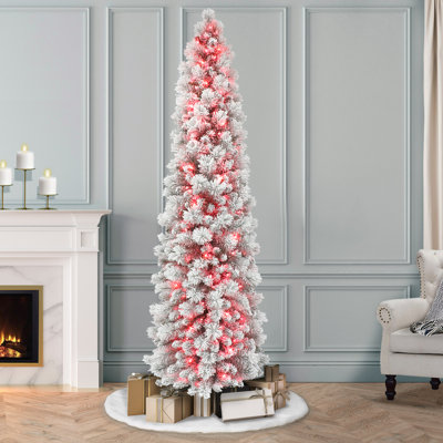 Haddley Lighted Pine Christmas Tree