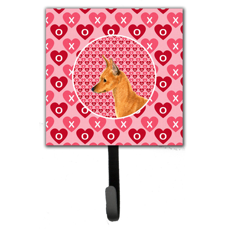 Porte-laisse et crochet mural min pin