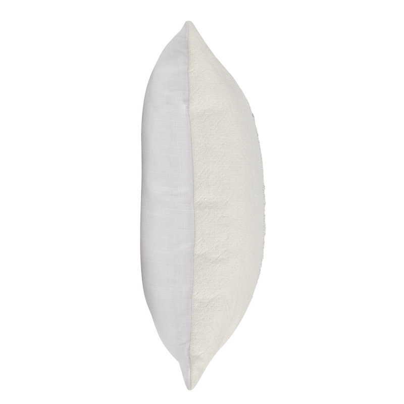 Abstract Throw Pillow Cover & Insert, Ivory/Blue